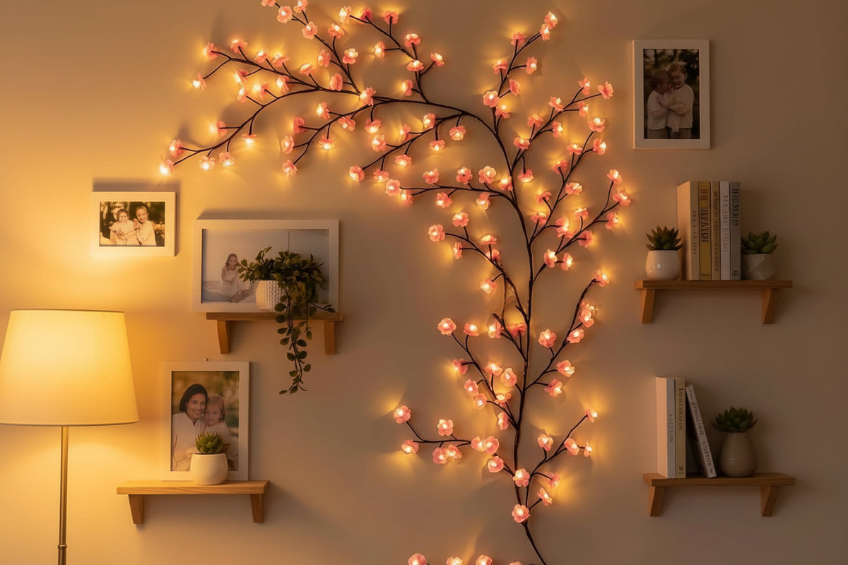 BRANCH LIGHT CHERRY BLOSSOM TREE BRANCH LIGHTING